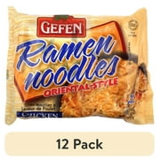 (12 pack) Gefen Oriental Style Chicken Flavor Ramen Noodles, 3oz