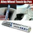 thumbnail image 1 of Alloy Wheel Touch Up Pen Repair Paint w/ Brush Curbing Scratch Maker Tool Rim, 1 of 1