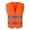 Orange, variant on BiZtdJrK Cycling Vests for Men High Visibility Reflective Safety Vests Hi Vis Lightweight Sleeveless Workwear Jackets Green Free Size