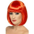 thumbnail image 2 of Women's Partyrama Red Short Bob Fringe Wig Costume Accessory, 2 of 2