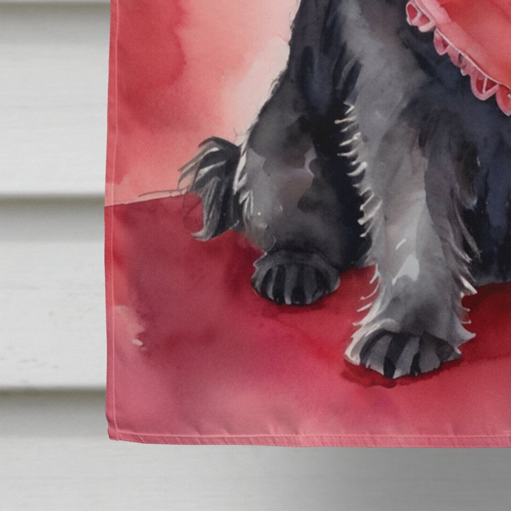 Cairn Terrier My Valentine House Flag 28 in x 40 in