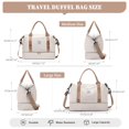 thumbnail image 3 of Bolsa de fin de semana SYCNB para mujer con compartimento para zapatos y artículos de tocador, 3 of 9