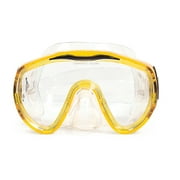 Navigator Scuba Goggle Mask Swimming Pool Accessory for Adults 6.25" - Yellow