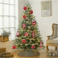 thumbnail image 6 of Stijggn 25pcs Colored Christmas Balls Decoration Christmas Outdoor Decorations Colored Shatterproof Plastic Decorative Baubles Decorations for Family Wedding Party Xmas Tree Hanging Decoration, 6 of 9