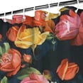 thumbnail image 4 of Waterproof Pioneer Shower Curtain 36x72 Inch Polyester Unique Colorful Floral Shower Curtain for Bathroom Hotel Home Decor with 7 Plastic Hooks, 4 of 5
