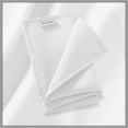 thumbnail image 6 of Lann's Linens Set of 12 Reusable Cloth Dinner Napkins, 17-inch Polyester Fabric Napkins for Holidays, Weddings and Events, Machine Washable, White, 6 of 8