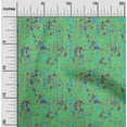 thumbnail image 1 of oneOone Velvet Turquoise Green Fabric Batik Dress Material Fabric Print Fabric By The Yard 58 Inch Wide, 1 of 1