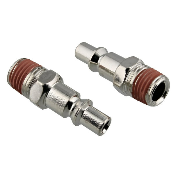 ABN 1/4” NPT Coupler Air Fittings Male Air Hose Coupler Air Tool Fittings 2pk