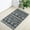 Black/White-148, variant on Boho Moroccan Entryway Rug, Washable Low-Pile 2x4 Front Door Rug for Entry Non-Slip Rubber Backing, Soft Rustic Tribal Print Grey Indoor Small Throw Carpet for Bathroom Bedroom