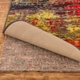 thumbnail image 6 of Mohawk Home Strata Eroded Color Multi Printed Area Rug, 2'x5', Teal & Orange, 6 of 7