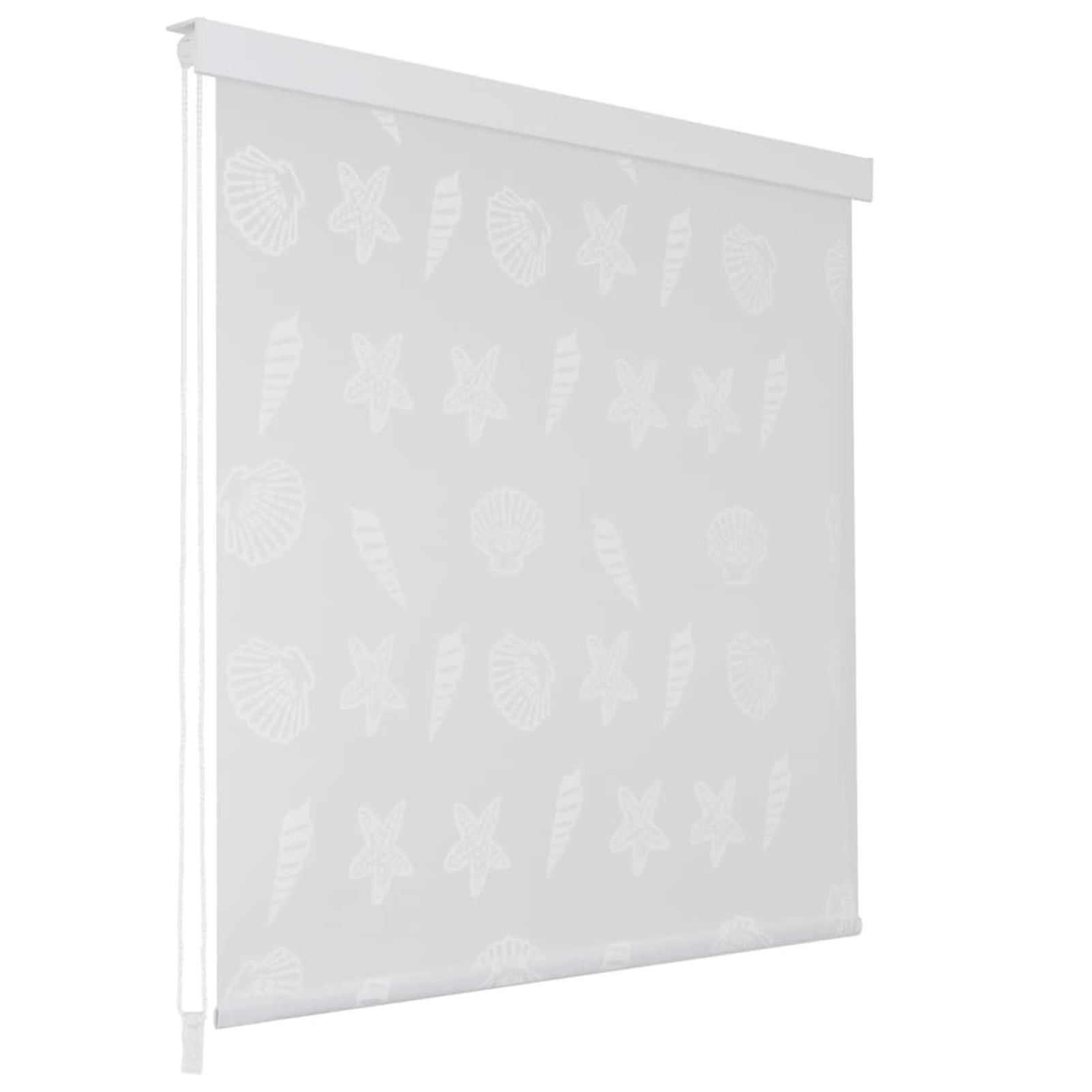 Dcenta Shower Roller Blind EVA Shower Curtain Bathroom Room Divider Bathtub Roller Sea Star 39.4 ...
