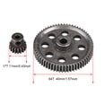 thumbnail image 4 of Conjunto de engranajes combinados para diferencial de coche RC, engranaje principal y piñón para camión RC HSP 1/10 (64 dientes, 17 dientes), 4 of 10