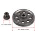 thumbnail image 4 of Combo Gears RC Car Diff.Main Gear Motor Piñón Gear Set para HSP 1/10 RC Truck (64t 17T), 4 of 8