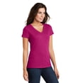 thumbnail image 4 of District Made Ladies Super Slub Neck Tee-S (Pink Azalea), 4 of 6