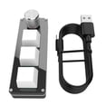 thumbnail image 3 of Three Key USB Wired Mini Keyboard Knob Mechanical Keyboard Fast Office Volume Control Keyboard for Laptop Computer Black, 3 of 6