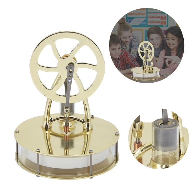Low Temperature Stirling Engine, Stirling Engine, Iron Scientific Stirling Engine Model, for Classroom Physics Learning