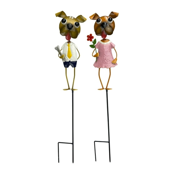 Red Carpet Studios Stake Dogs Set of 2