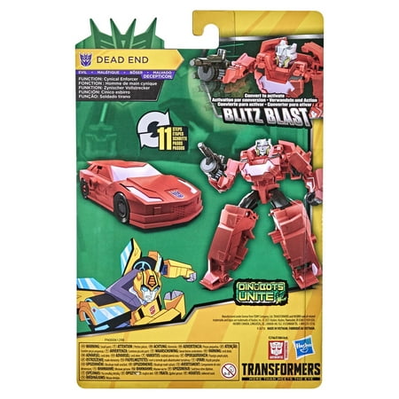 Transformers: Bumblebee Cyberverse Adventures Dead End Kids Toy Action Figure for Boys and Girls (10”)
