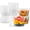 16 OZ - 24 Sets, variant on 8 OZ - 24 Sets Plastic Deli Food Storage Containers with Airtight Flexible Lids Microwavable, Leak Free, Washable, Freezer Safe.