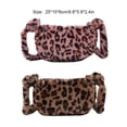 thumbnail image 3 of Bolso de felpa Qarigey para mujer moderno Ligero Clásico rosa, 3 of 6