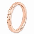 thumbnail image 3 of 925 Sterling Silver Stackable Expressions Pink-plated Ring Size: 9; for Adults and Teens; for Women and Men, 3 of 5