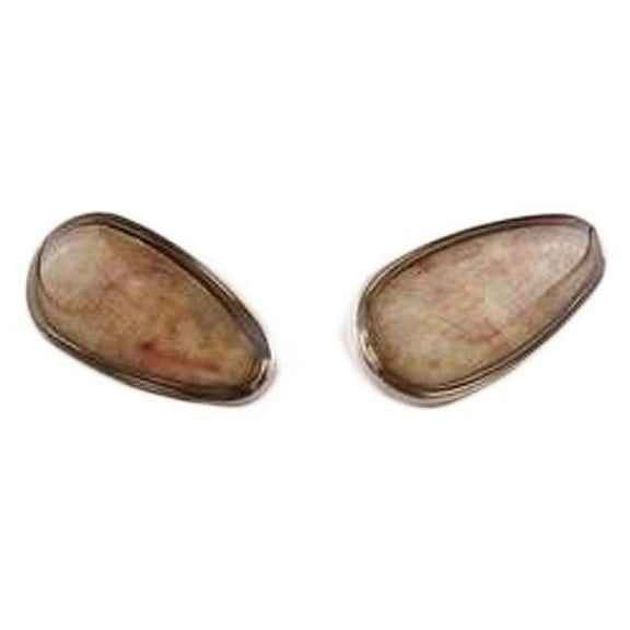 Panda Superstore  Eyeglass Imitation Jewelry Set Glasses Screw-in Nose Pads, Brown - 3 Pair