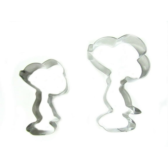 Set of 2 Big and Small Snoopy Molds or Cookie Cutters