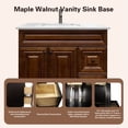 thumbnail image 5 of 36" Shaker Bathroom Vanity Sink Base with Drawers (Ready-to-Assemble), Maple Walnut Vanity Base, 5 of 8