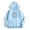 Light Blue, variant on Sweatshirt Women Fall Classic Hooded Long-sleeved Rolled Drop Shoulder with Pocket Graphic Hoodie Flannel Tops Pullovers(Black,M)