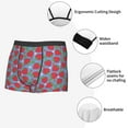 thumbnail image 5 of Wukai Hand Drawn Strawberry Print Men’s Underwear Breathable Boxer Briefs,&nbsp;Moisture Wicking & Breathable-Small, 5 of 7