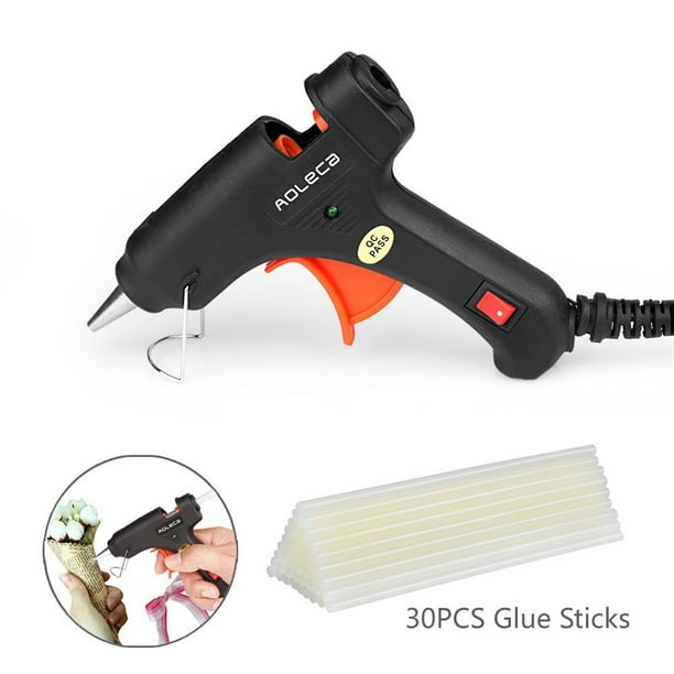 Hot Glue Gun Aoleca Mini Craft Glue Gun with 30pcs Melt Glue Sticks