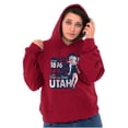 thumbnail image 5 of Vintage Betty Boop Utah State Outline Hoodie Sweatshirt Women Brisco Brands S, 5 of 6