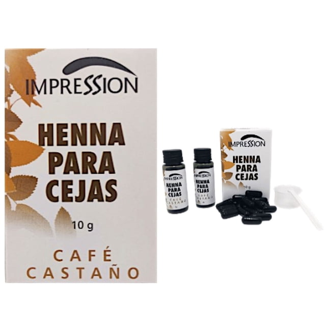Kit Henna Cejas Hd Tipo Microblading Semipermanente Brow Laminado 7 Colores Tonos a Escoger