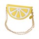 thumbnail image 1 of Bolso bandolera de piel con diseño de fruta Qumonin, diseño de sandía y limón, ideal como regalo para mujer, 1 of 5