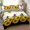 Sunflower, variant on 3 Pcs Sunflower pattern Duvet Cover Set, Reversible Duvet Cover Full, Chic Bedding Set Comforter Cover Soft Breathable for All Seasons (Yellow, Full)