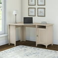 thumbnail image 2 of Scranton & Co Meuble Salinas Bureau d'Angle 55W avec Rangement en Blanc Antique, 2 of 7