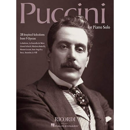 Puccini for Piano Solo: 38 Inspired Selections from 9 Operas, (Paperback)