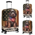 thumbnail image 2 of Freedom Paws Patriotic Wirehaired Pointing Griffon Vintage Memorial Day Travel Luggage Cover Dog Lover Suitcase Dust Protective Decor - 12006, 2 of 5