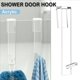 thumbnail image 3 of 4X Gancho para Puerta de Ducha de Baño, Toallero de Ducha con Puerta de Vidrio, Perforador Gratuito, Percha para de Baño, Gancho Transparente para Toalla, 3 of 5