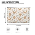 thumbnail image 4 of Vsdgher Squirrel And Leaves DuPont paper portable toiletry bag for Women&Men Camping Outdoor Tent Home Office,Hanging Hook, Water-resistant Makeup Cosmetic Bag, 4 of 8