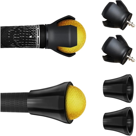 Golf Ball Picker Upper for Putter Suction Cup,Back Saver Golf Ball Retriever,Golf Ball Pick Up Grabber for End of Putter Grip (4 Pack Assorted)