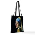 thumbnail image 5 of CafePress - Jan Vermeer Girl With A Pearl E Medium Tote Bag - Polyester Tote Bag 16"x16", 5 of 5