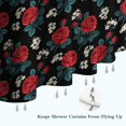 thumbnail image 6 of Pioneer Flower Floral Print Pattern Shower Curtain 72”x72", Bathroom Decorative Shower Curtain Set with 12 Hooks, Waterproof Washable, 6 of 6