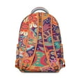 thumbnail image 3 of Ethnic Tribal College Backpack - Boho Chic Daypack with 17" Laptop Pocket | Spacious Bookbag for Students, Dorm & Travel Essentials, 3 of 6