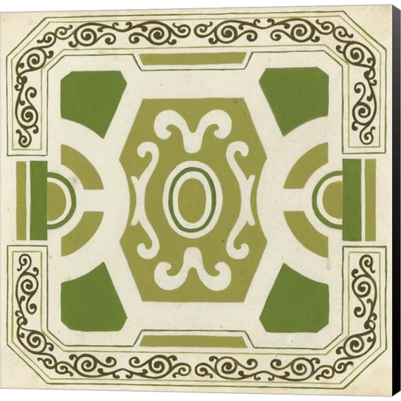 Garden Motif V by June Erica Vess, Canvas Wall Art, 12W x 12H