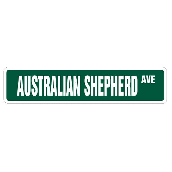 Australian Shepherd Street [3 Pack] of Vinyl Decal Stickers
