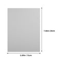 thumbnail image 2 of unbranded 4Ud Blanks De Aluminio Sublimación Color Plata Para Posters Y Marcos Decorativos, 2 of 8