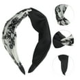 thumbnail image 3 of Unique Bargains 1 Pc Wide Tie Mesh Headbands for Women Black, 3 of 6