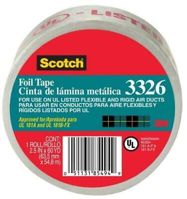 1 roll Scotch Foil Tape 3311 2 inches by 50 yards