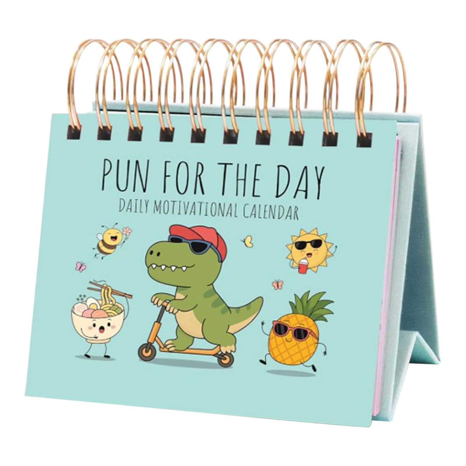 2026 Motivational Desk Calendar, Daily Tear-Off Pun of The Day Jokes & Inspirational Quotes, Perpetual Table Decoration, For Home Office, Gift For Friends Coworkers